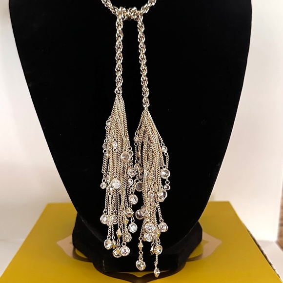 Kendra Scott Jewelry - Kendra Scott Long Wrap Crystal Tassels Necklace